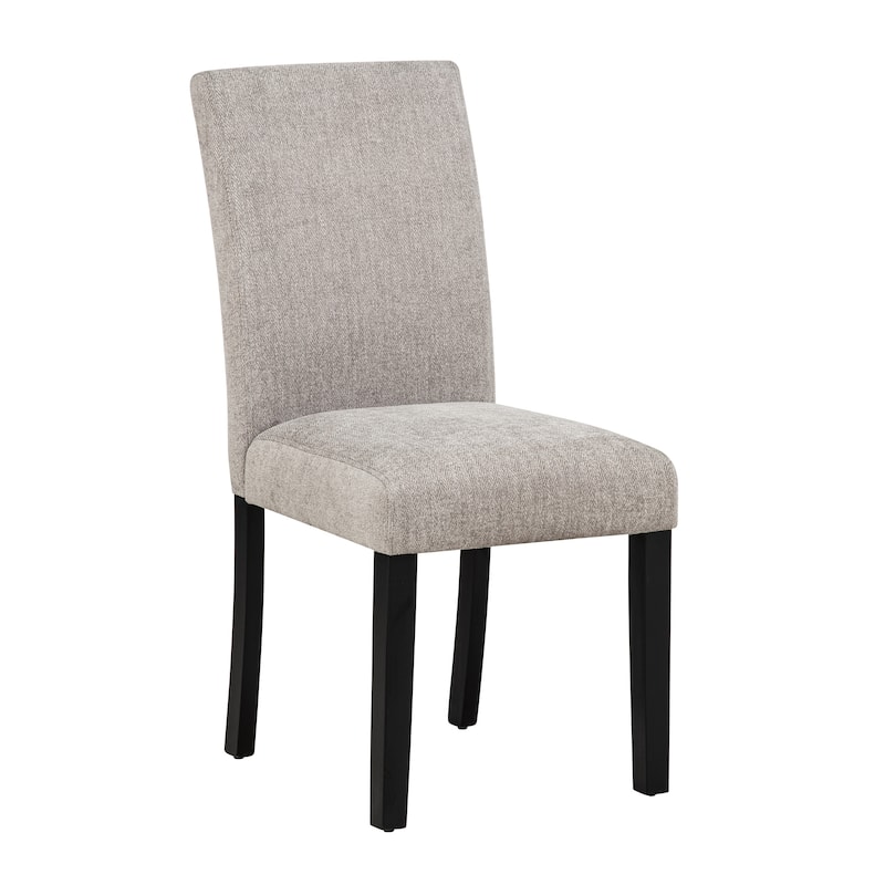 GDFStudio - Aurelia Luxury Concrete-Effect Tabletop Rectangular Dining Table Set with 4 Upholstered Chairs (with/without Bench)