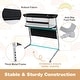 preview thumbnail 5 of 8, Gymax Bedside Crib w/ Mattress 5-Level Adjustable Height Protective