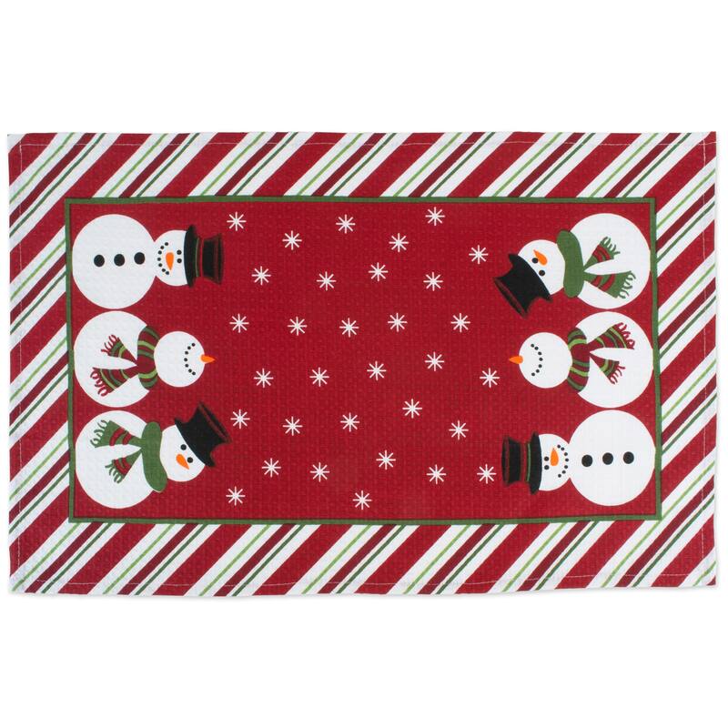 DII Assorted Christmas Printed Dishtowel