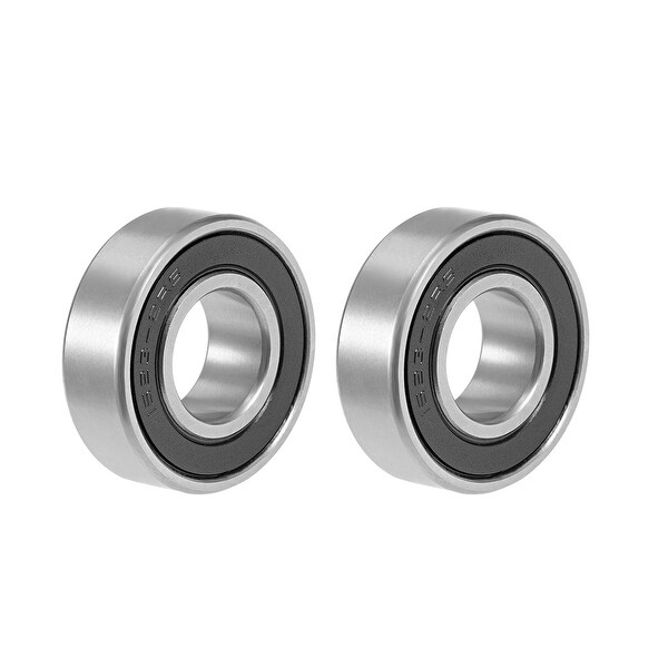 1623-2RS Deep Groove Ball Bearing 5/8"x1-3/8"x7/16" Sealed GCr15 Bearings 2pcs - 6000-2RS