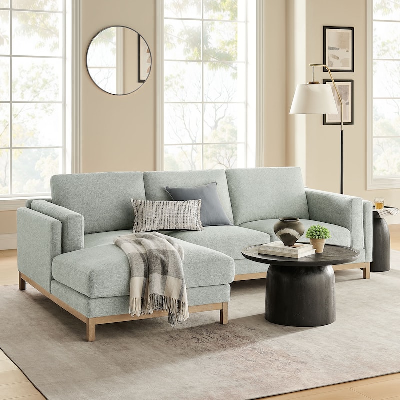 Roscoe Left-Facing Upholstered Sectional Sofa with Chaise