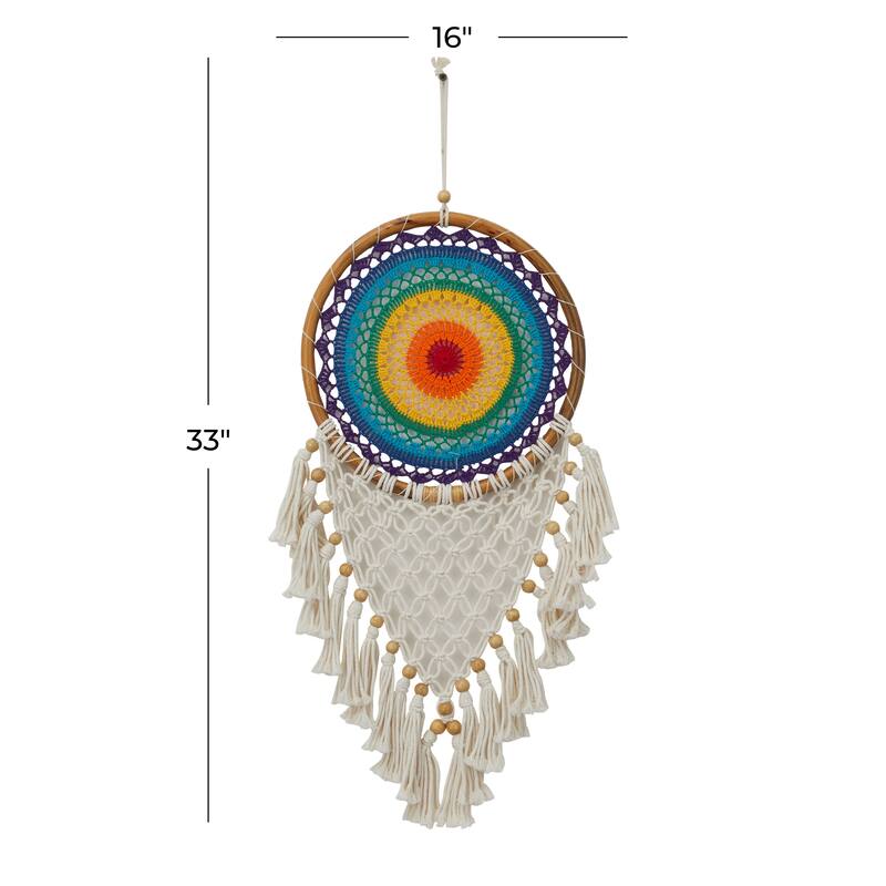 Cotton Bohemian Dreamcatcher Wall Decor