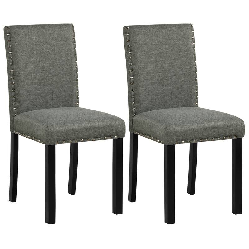 Gymax Wooden Dining Chairs Set of 4 w/Solid Rubber Bent Wood Legs for