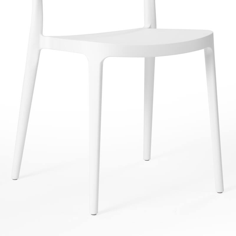 Frond and Form Outdoor Stacking Dining Side Chair (Set of 4)