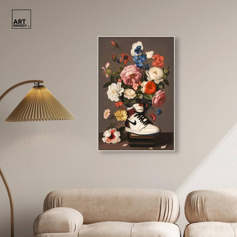 Sneaker Bouquet I Canvas by Art Remedy
