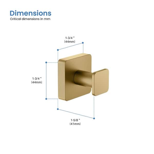 dimension image slide 0 of 5, Blaze Bathroom Towel and Robe Hook