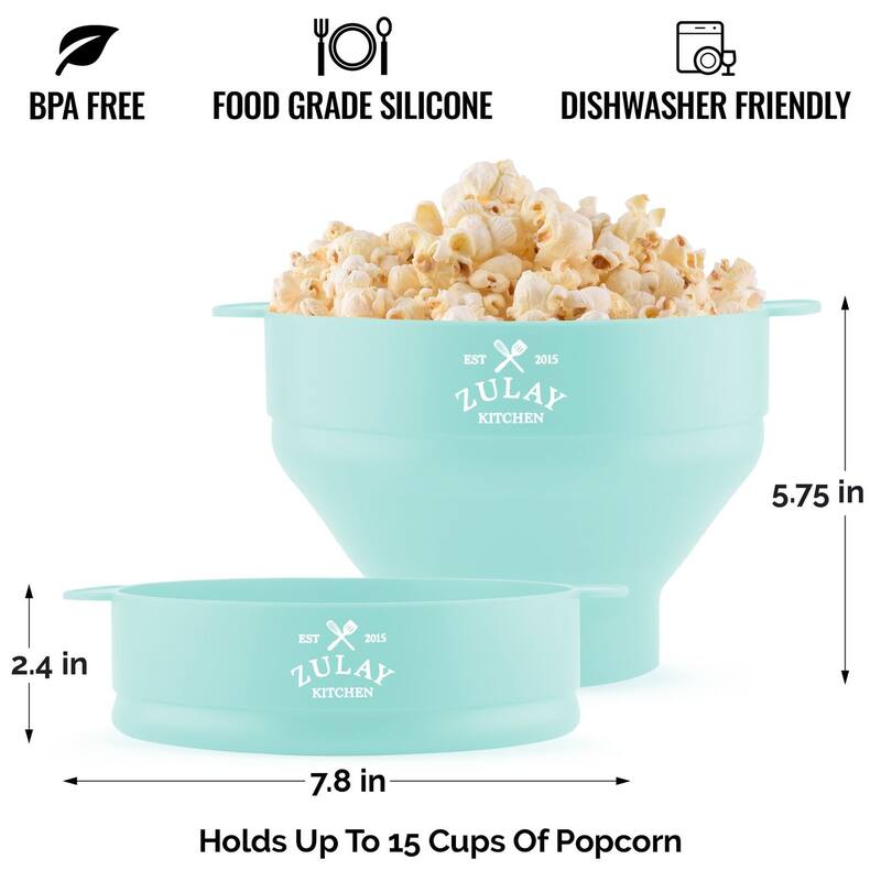 Large Microwave Collapsible Popcorn Maker