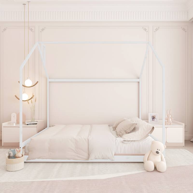House Bed Frame Wood Bed