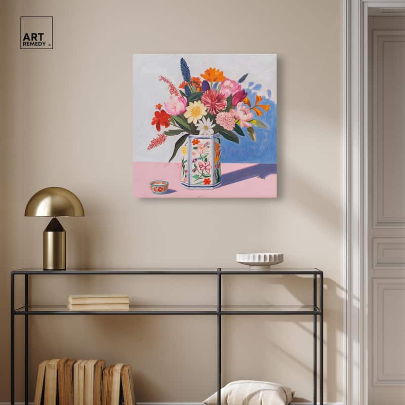 Spring's Riot Canvas by Art Remedy, Gallery Wrapped
