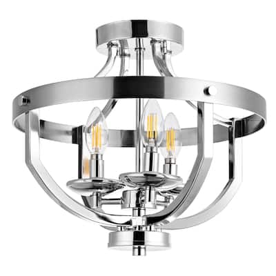 SAFAVIEH Vanda Flush Mount - 8" x 4.6" x 10.8"