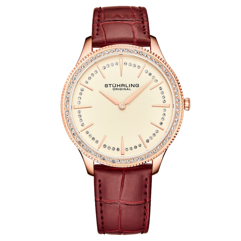 Stuhrling Original 3985 Quartz 38mm Classic watch - Gold