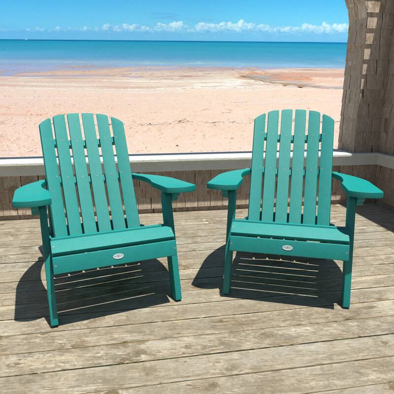 BAHIA VERDE OUTDOORS Cape Folding and Reclining Adirondack Chair Set