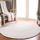 preview thumbnail 53 of 55, SAFAVIEH Handmade Micro-Loop Ljubica Wool Rug 5' Round - Aqua/Ivory - Round