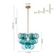 preview thumbnail 42 of 63, Glam Single-light Dining Room Glass Globe Bubble Chandelier - 17.7 in
