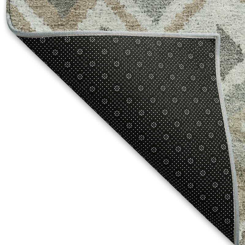 Machine Washable Indoor/ Outdoor Boho Moroccan Chantille Rug
