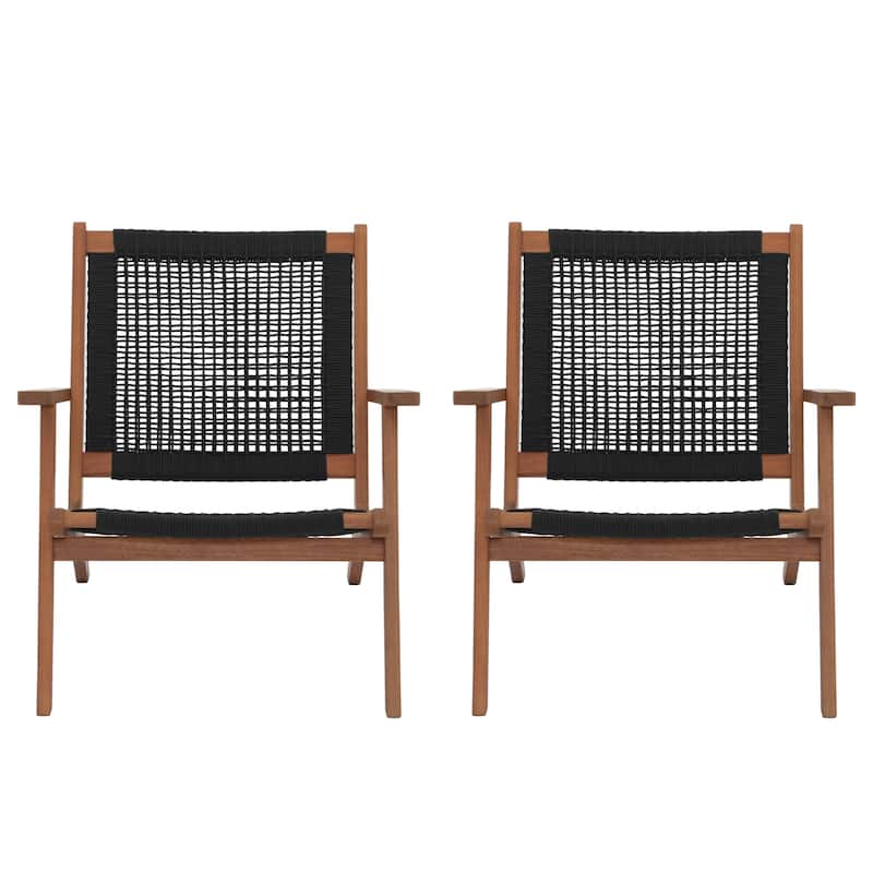 Outdoor 2 pieces Acacia Wood Chair