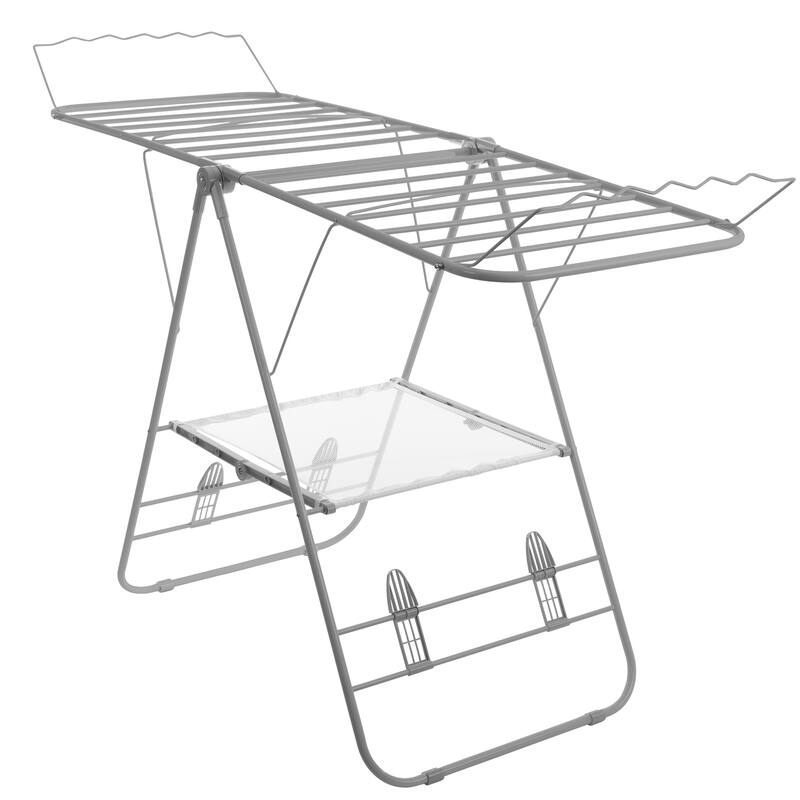 Everyday Home Indoor/Outdoor Folding Clothes Drying Rack