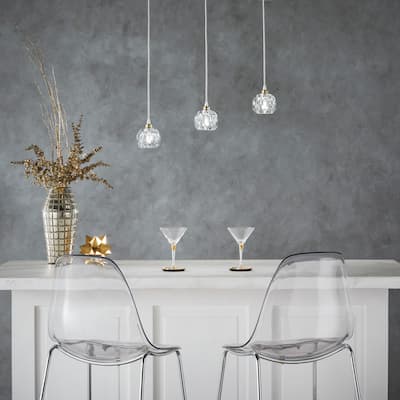 Galway Round Crystal LED Pendant / Chandelier by iNSPIRE Q Bold