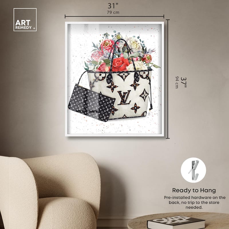 Floral Summer Bag Shadowbox by Art Remedy