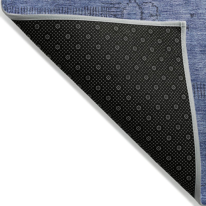 Machine Washable Indoor/ Outdoor Chantille Boho Traditional Rug