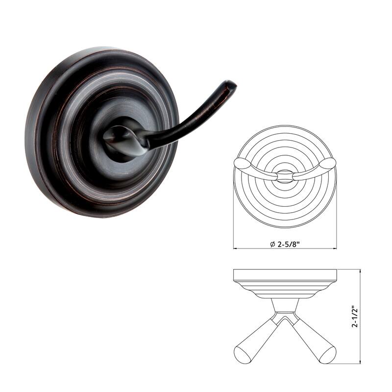Dowell 1003/41 Series 4pc Bath Hardware Set