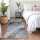 Machine Washable Indoor/ Outdoor Abstract Chantille Rug - Bed Bath ...