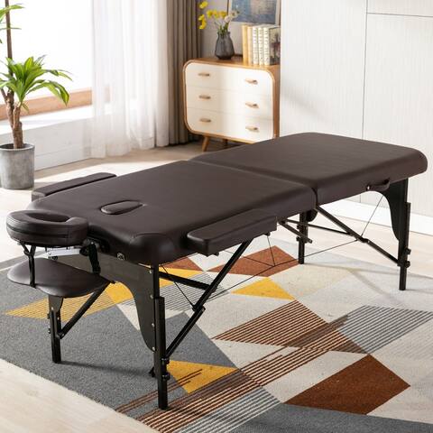 Portable Massage tableAdjustable Folding Massage Bed With Carrying Case