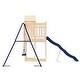 preview thumbnail 17 of 18, vidaXL Swing Set Outdoor Backyard Wooden Playground Equipment for Kids Age 3-8