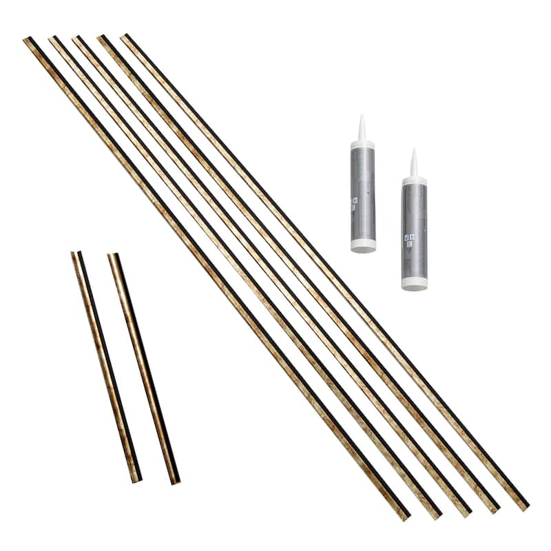 Fasade Backsplash Accessory Kit - Trim Kit - Bermuda Bronze