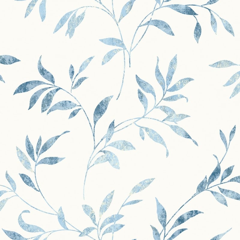 Chesapeake Sanibel Light Blue Trail Wallpaper - 20.5in x 396in x 0.025in
