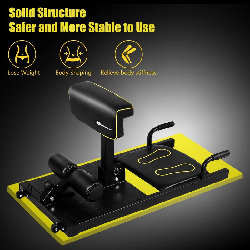 Gpolus 8-in-1 Multifunction Squat Machine Deep Sissy Squat Home Gym - See Details