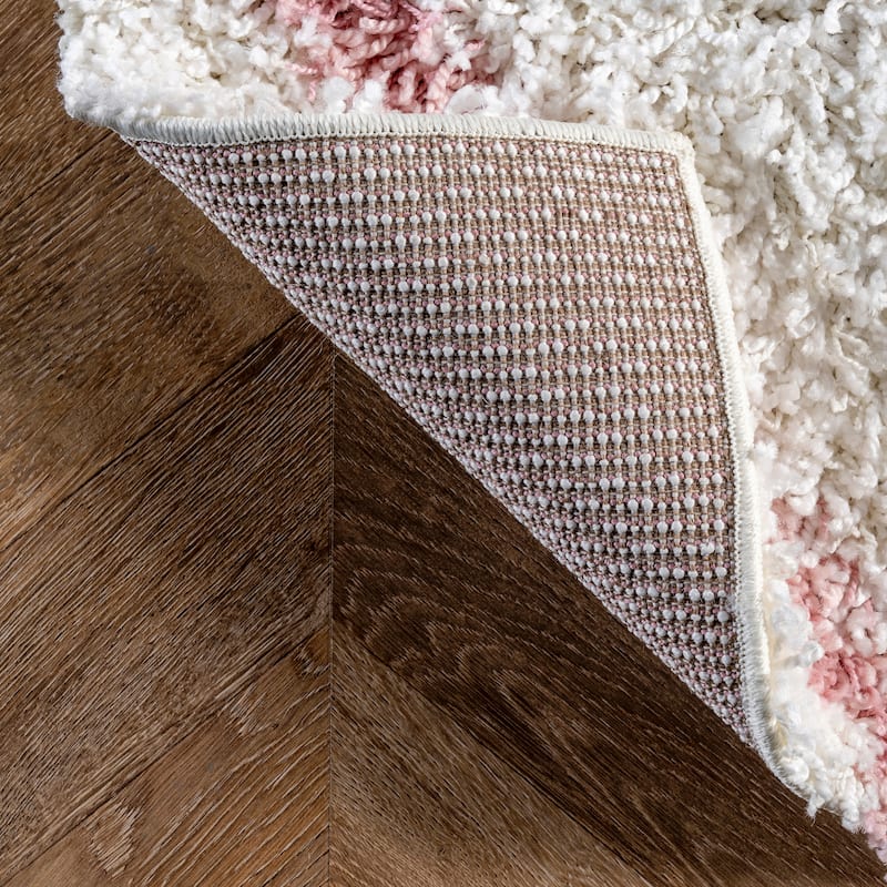 Nuloom Kesha Contemporary Trellis Shag Area Rug