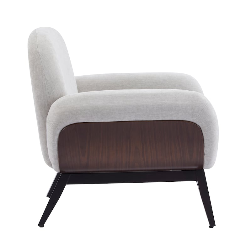 Christopher Knight Home -Daniel Solid Wood And Fabric Armchair