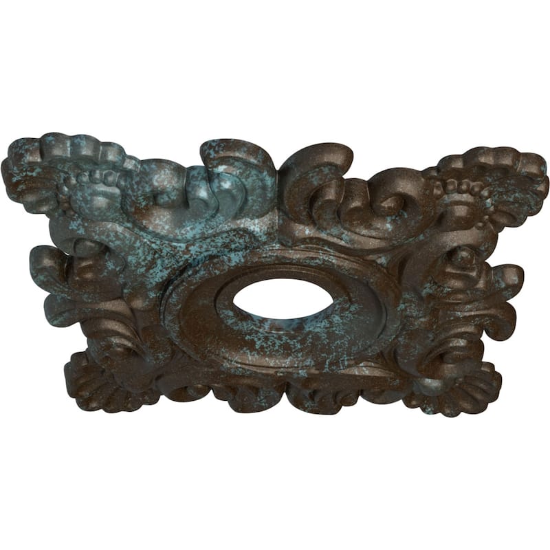 18"W x 18"H x 3 1/4"ID x 1 1/2"P Crawley Ceiling Medallion