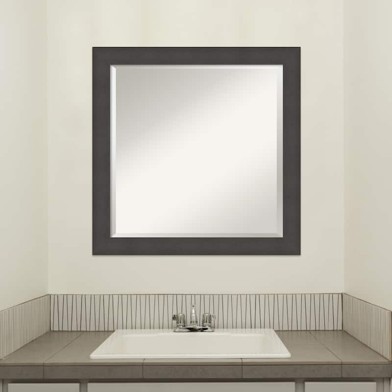 Blaine Narrow Beveled Framed Bathroom Vanity Wall Mirror