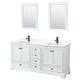 Option White / Giotto Quartz Top / Matte Black Hardware