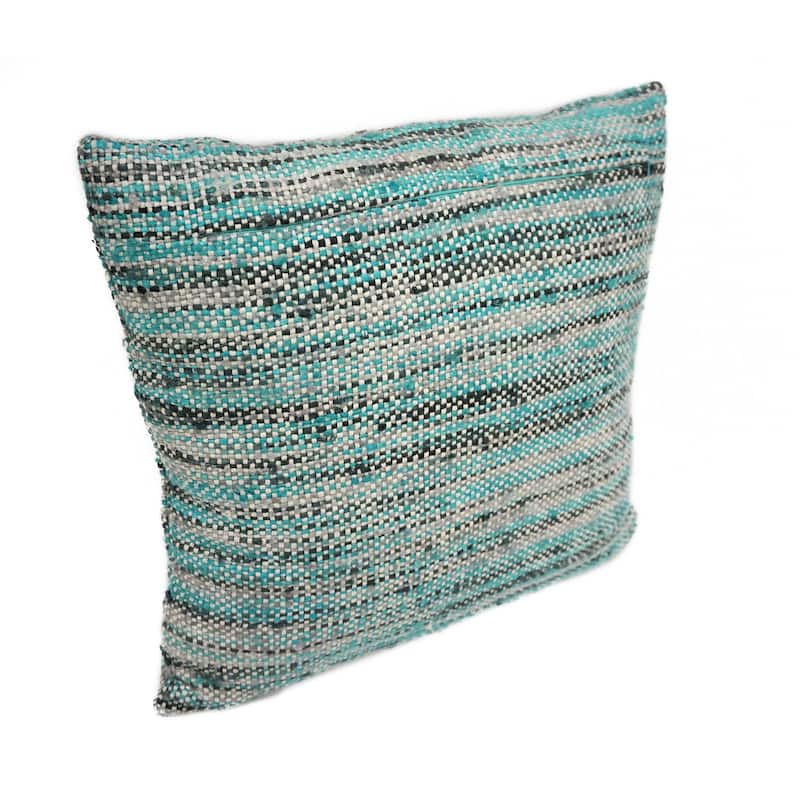 Home&Manor Lea Hand Spun Silk Pillow 20"