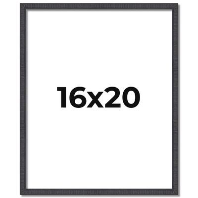16x20 Frame Brown Picture Frame - Complete Modern Photo Frame Includes