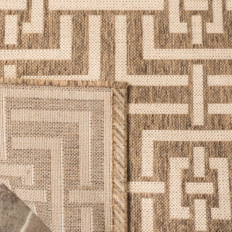 SAFAVIEH Beach House Eliverta Indoor/ Outdoor Waterproof Patio Backyard Rug