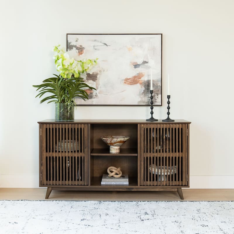 Plank and Beam Mid-Century Modern 2-Door Sideboard/TV Stand