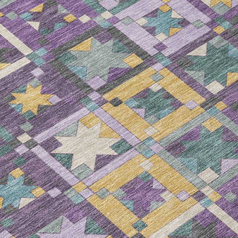 Machine Washable Indoor/ Outdoor Global Goddard Chantille Rug