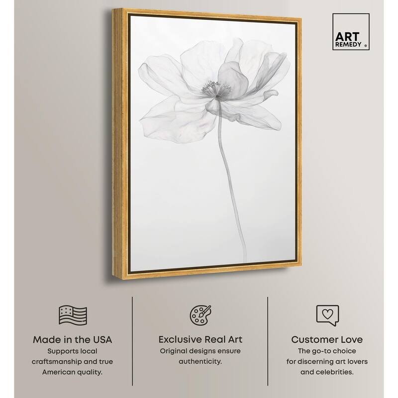 Fragile Beauty I Canvas by Art Remedy