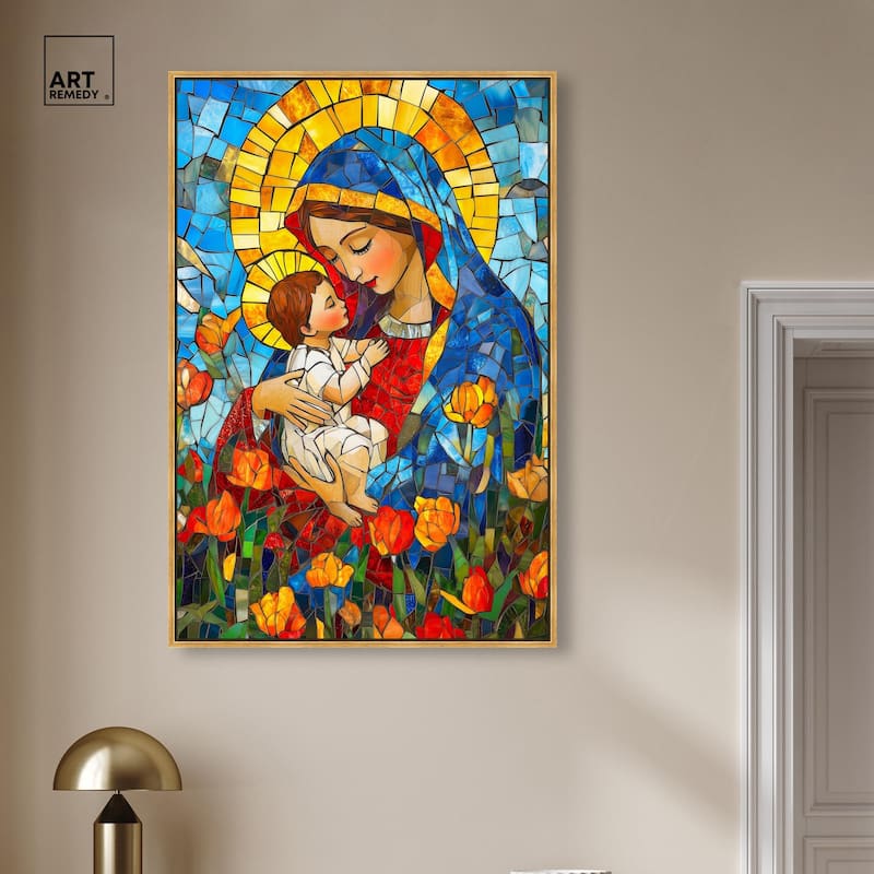 Glass Gospel I Canvas by Art Remedy