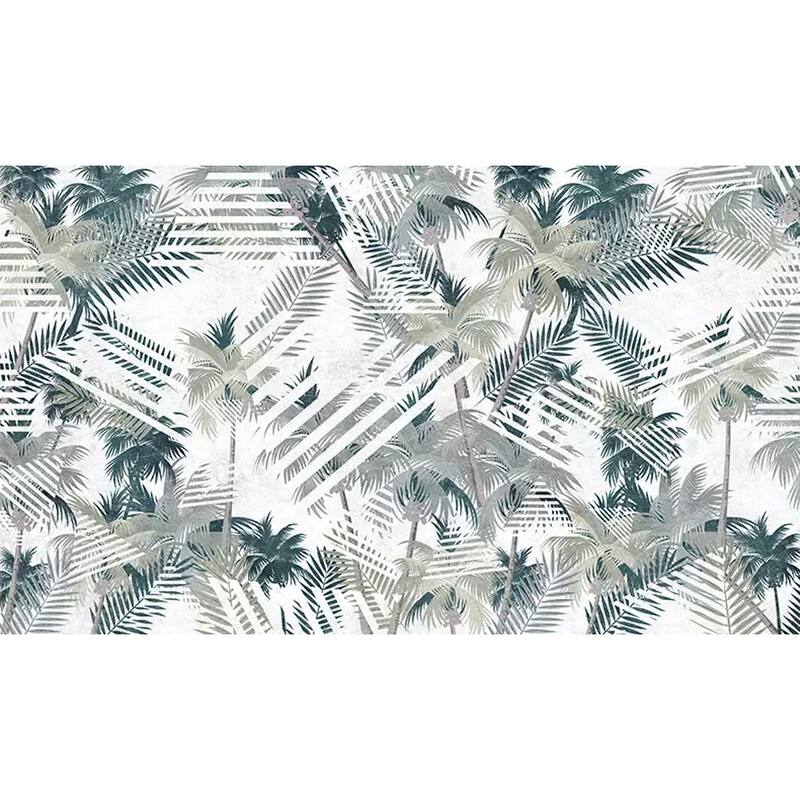 GK Wall Design Banana Leaf Tropical Palm Leaves Exotic Removable Wallpaper