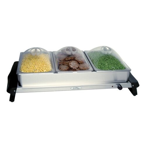Top Product Reviews For Elite Platinum Ewm 9933 Triple Deluxe Buffet Server 11596523 Overstock