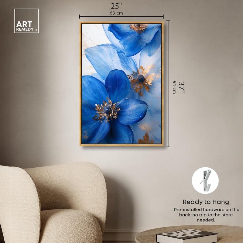 Twilight Teal Tint I Canvas by Art Remedy