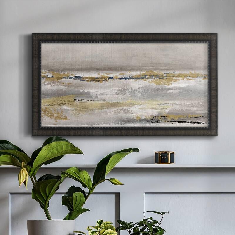 Golden Fog Premium Framed Canvas- Ready to Hang