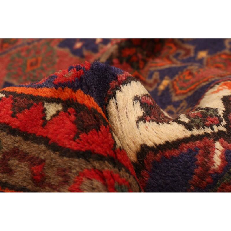 ECARPETGALLERY Hand-knotted Andelz Red Wool Rug - 4'1 x 5'10