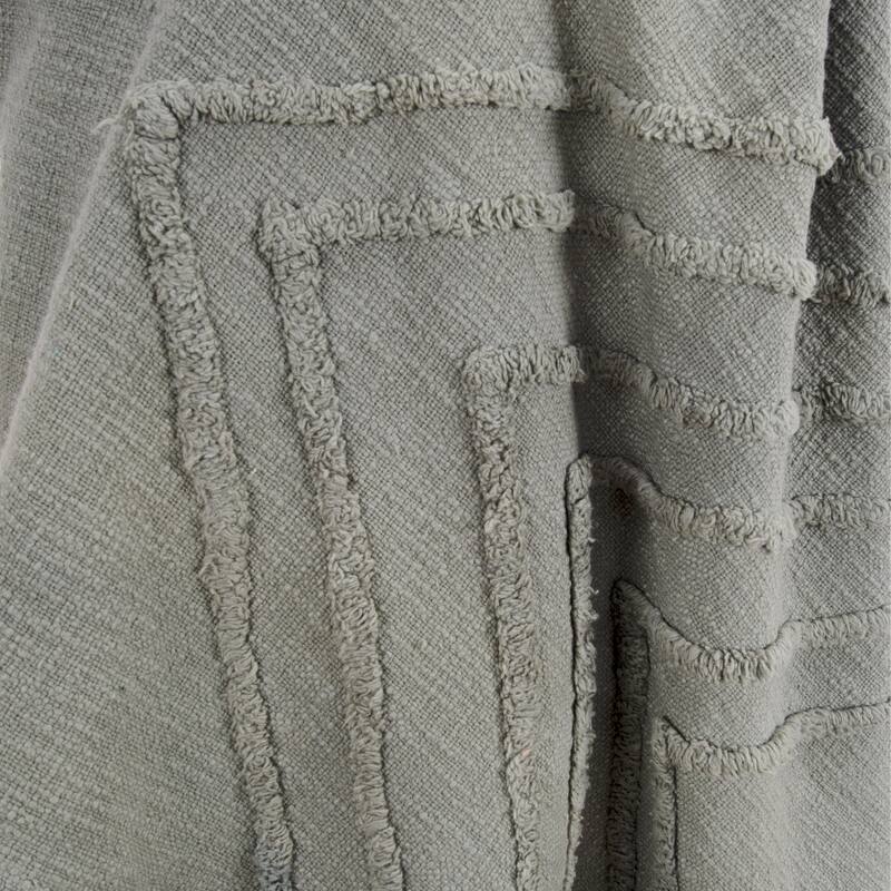 Rizzy Home Geometric Textured Cotton Throw
