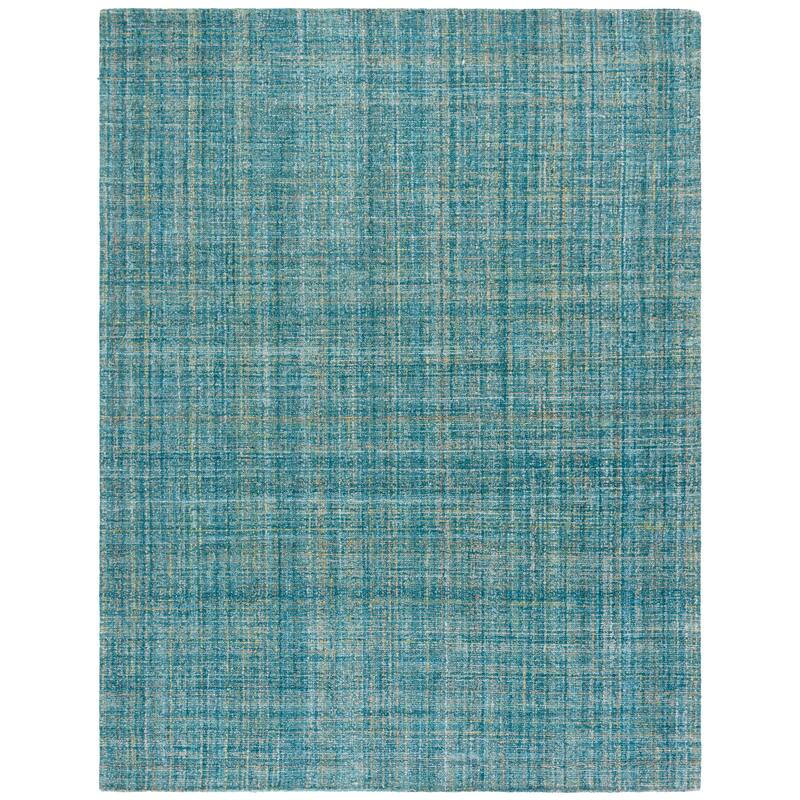 SAFAVIEH Handmade Abstract Cliff Rug - 8' x 10' - Aqua/Green